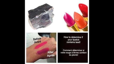 lipsticks that contain lead.